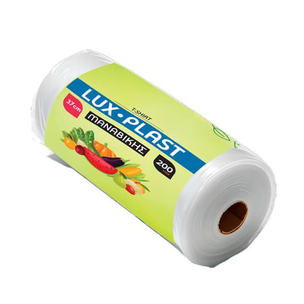 LUX PLAST σακούλες ρολό φανελάκι No37 200τεμ