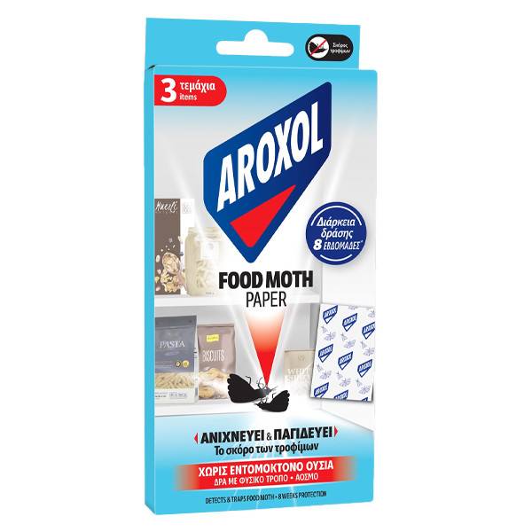 AROXOL Food Moth Paper 3τεμ