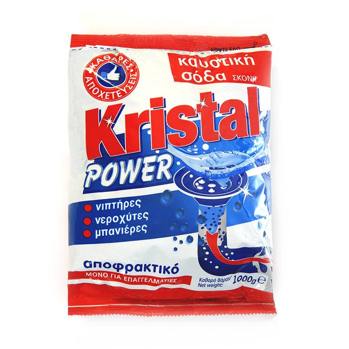 KRISTAL power σόδα καυστική 1kg