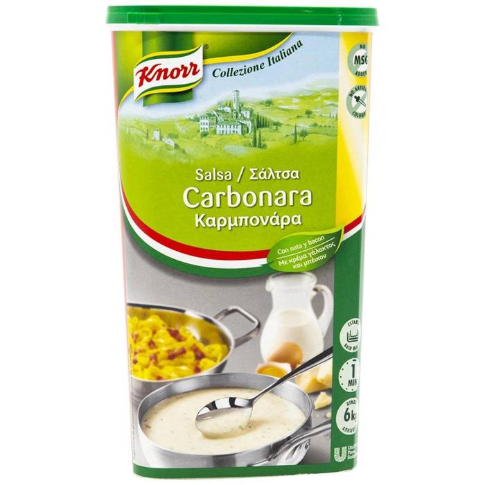 KNORR σάλτσα έτοιμη για carbonara 1kg