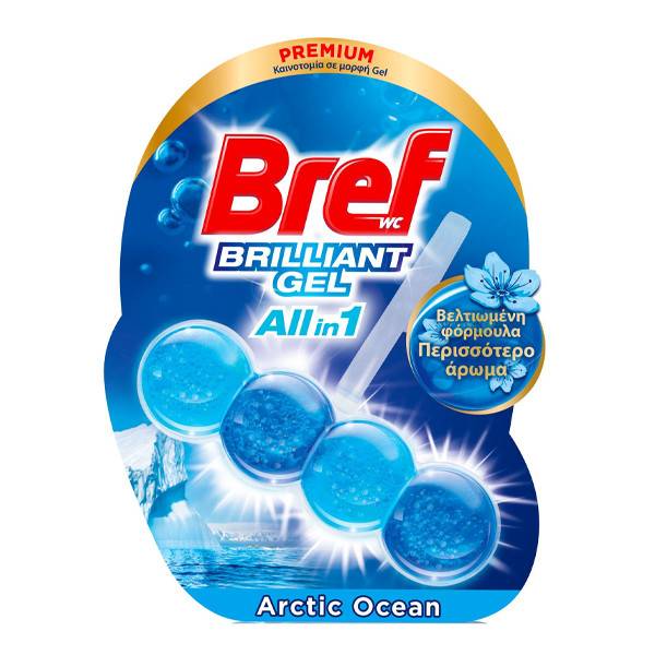 BREF μπλοκ WC Brillant Gel arctic ocean 42gr