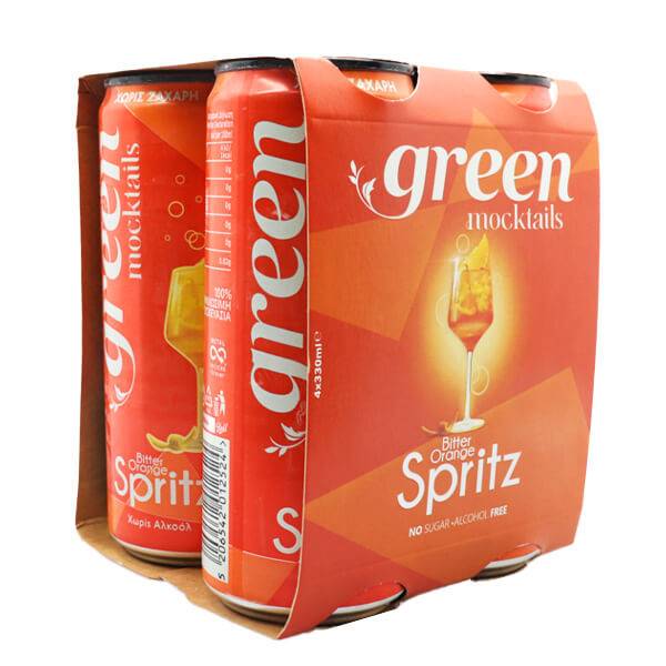 GREEN COLA moctails bitter orange spritz 4x330ml