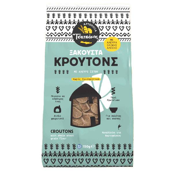 ΤΣΑΤΣΑΚΗΣ κρουτόν σταρένια 150gr