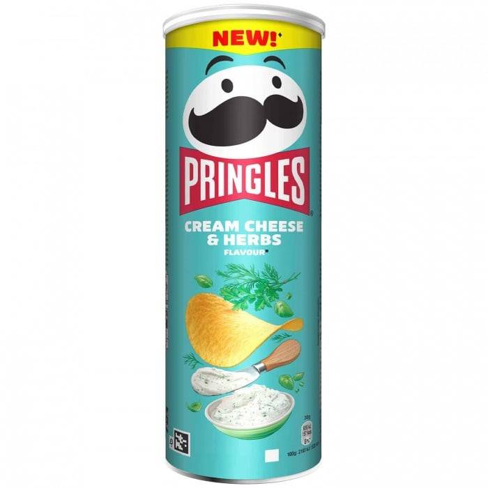 PRINGLES πατατάκια cream cheese και herbs 165gr