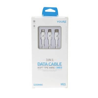 YOURZ καλώδιο 3σε1 data cable Y-M21