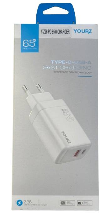 YOURZ φορτιστής type-C και usb-A