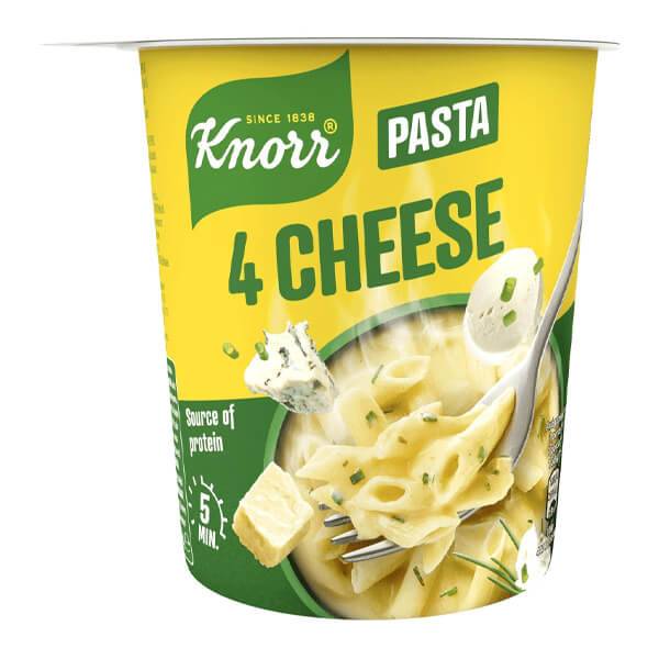 KNORR snack pot με 4 τυριά 66gr