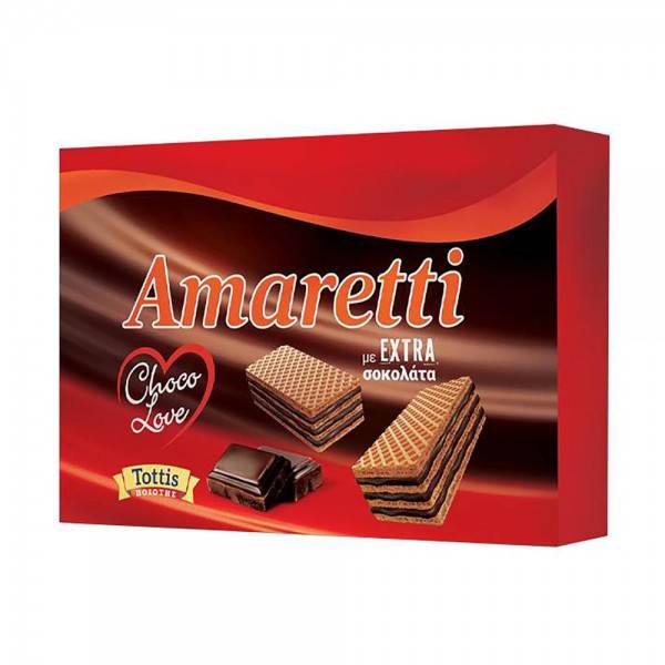 TOTTIS Amaretti γκοφρέτα κρέμα έξτρα σοκολάτα 68gr