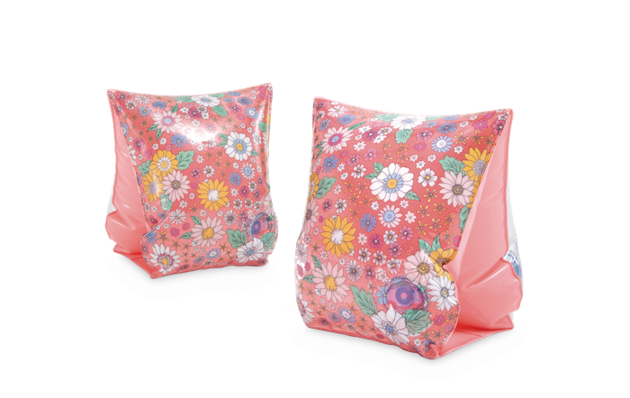 TNS Intex μπρατσάκια 3-6 χρονών με λουλούδια 23x15cm