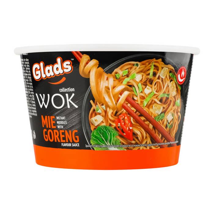 GLADS noodles bowl wok spicy mie goreng 95gr