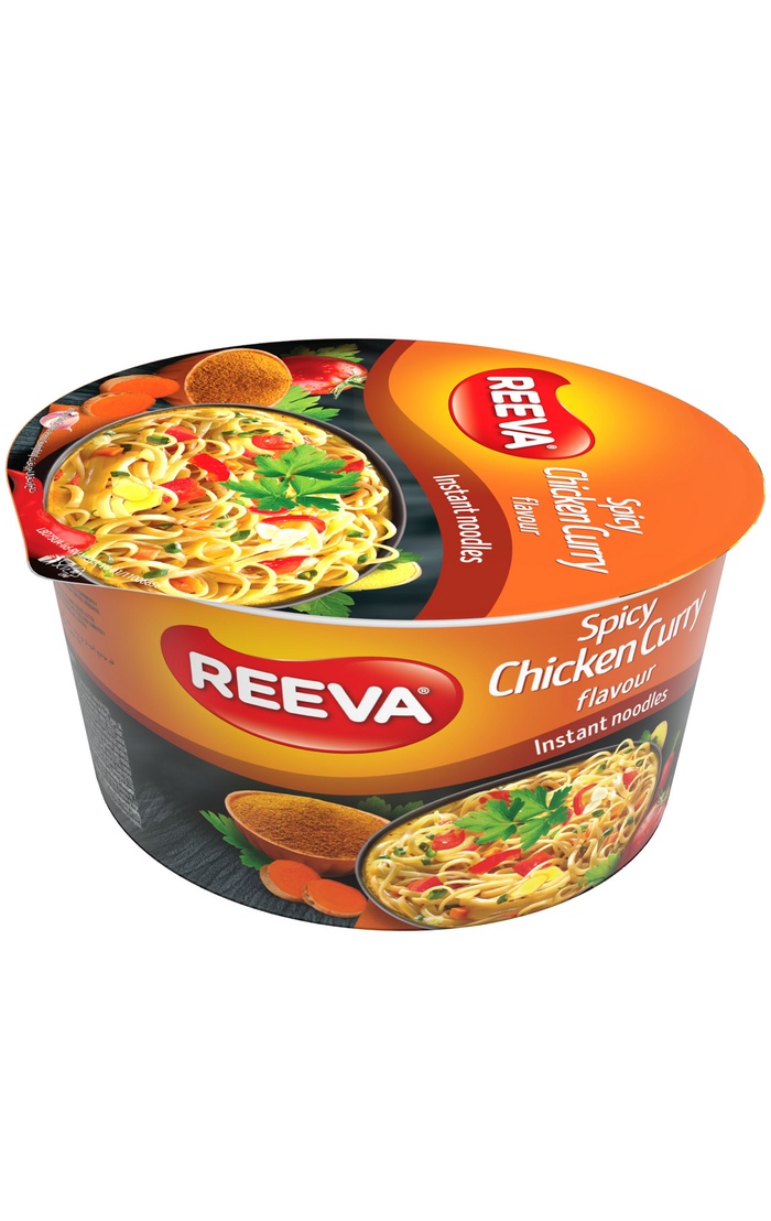 REEVA noodles bowl με καυτερό κοτόπουλο 75gr