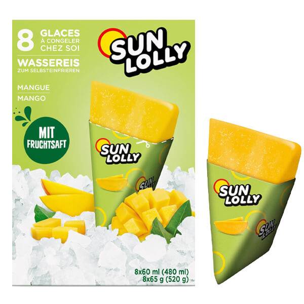 SUN LOLLY γρανίτες μάνγκο 8x60ml