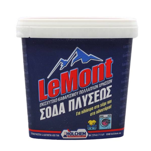 LEMONT σόδα πλύσεως κρυσταλλική 650gr
