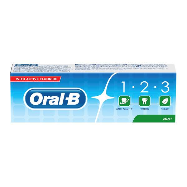 ORAL-B οδοντόκρεμα 1-2-3 extra fresh 75ml