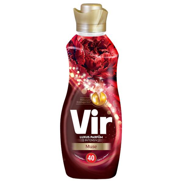 VIR μαλακτικό ρούχων muse σκούρο κόκκινο 40μεζ 880ml