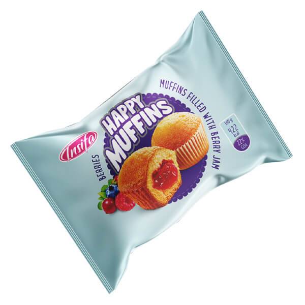 HAPPY MUFFINS κέικ berries 24x40gr
