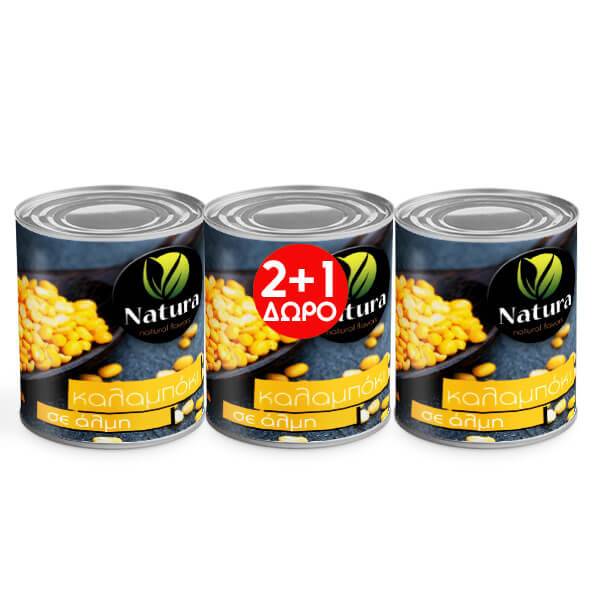 NATURA καλαμπόκι 3x165gr