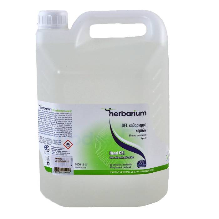 HERBARIUM αντισηπτικό gel χεριών 4lt