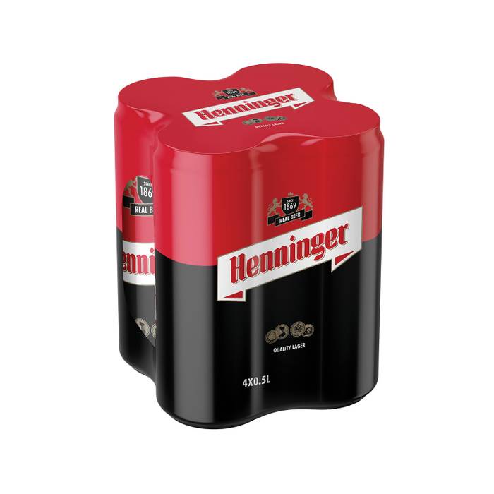 HENNINGER μπύρα 4x500ml