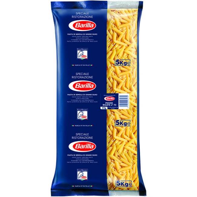 BARILLA ζυμαρικά penne rigate 5kg