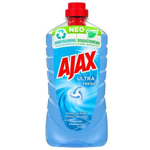 AJAX Ultra υγρό καθαριστικό Φρεσκάδα Ωκεανού 1lt
