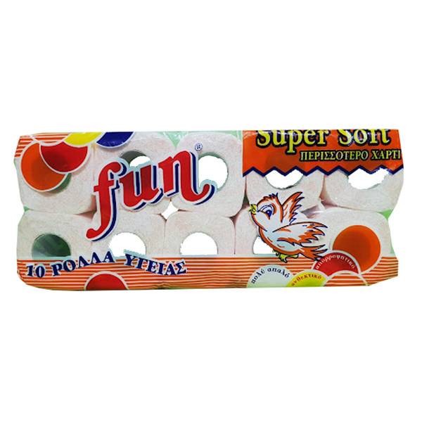 FUN χαρτί υγείας 3φυλλο 10x70gr