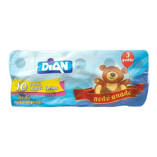 DIAN χαρτί υγείας 3φυλλο 10x95gr