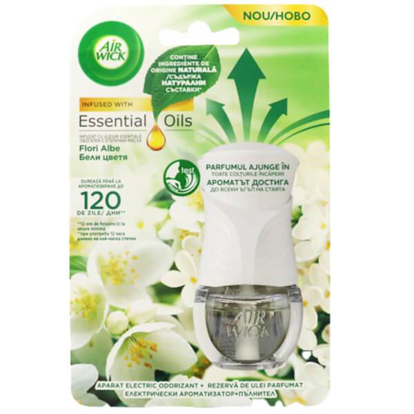 AIR WICK συσκευή ψεκασμού και ανταλλακτικό jasmine bloom και freesia 19ml