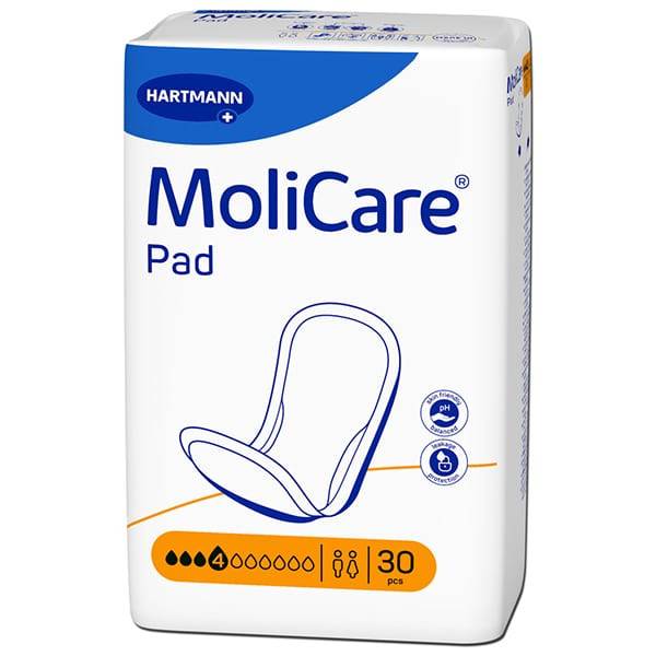 MOLICARE σερβιέτες ελαφράς ακράτειας 4 σταγόνες 30τεμ