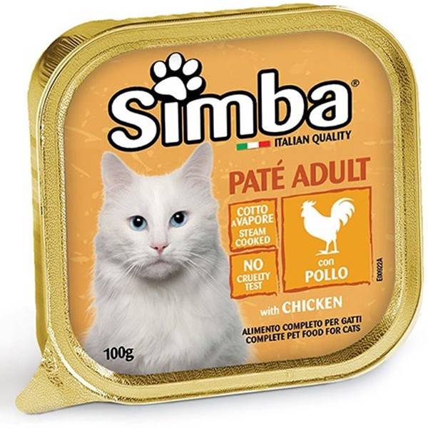 SIMBA γατοτροφή πατέ κοτόπουλο 100gr