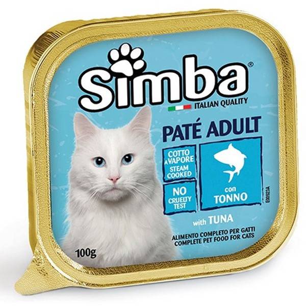 SIMBA γατοτροφή πατέ ψάρι 100gr