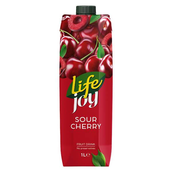 LIFE Joy χυμός με βύσσινο 1lt