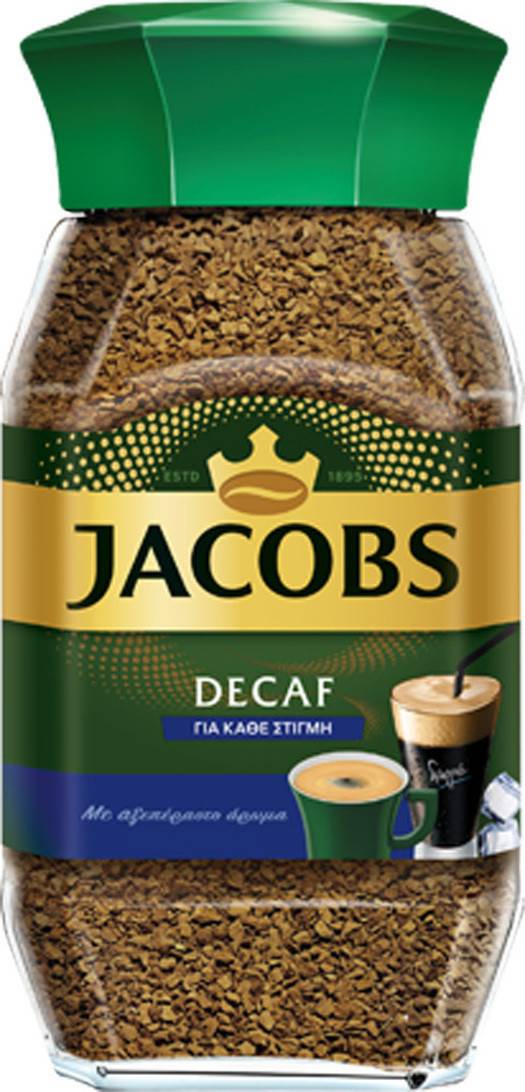 JACOBS καφές στιγμιαίος decaf 100gr