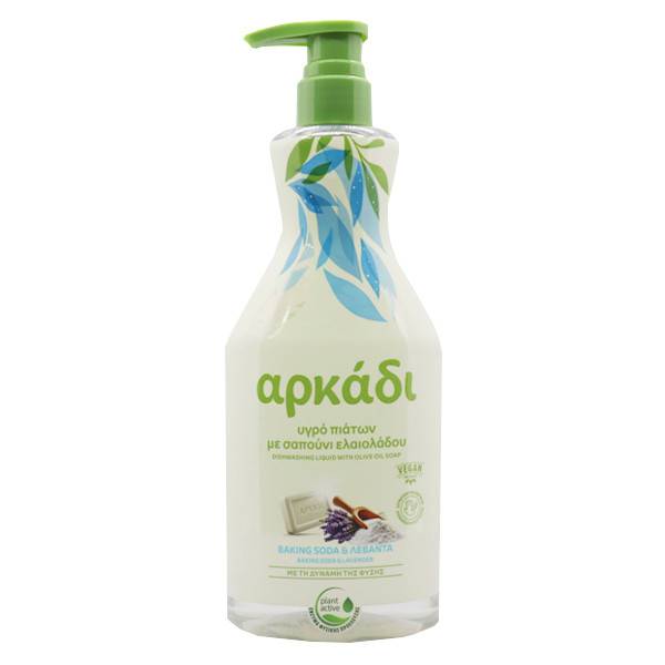 ΑΡΚΑΔΙ υγρό πιάτων μπέικιν σόδα και λεβάντα με αντλία 550ml