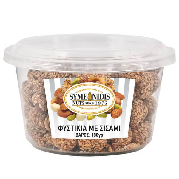 ΣΥΜΕΩΝΙΔΗΣ φυστίκια με σουσάμι 180gr