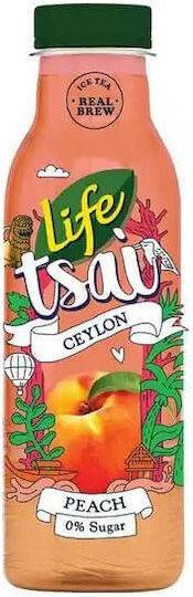 LIFE κρύο τσάι ceylon με ροδάκινο 500ml