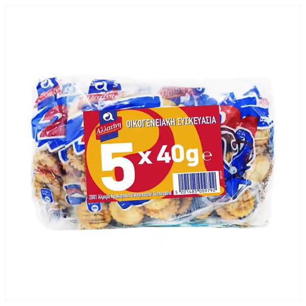 ΑΛΛΑΤΙΝΗ αλμυρά σνακ 2001 5x40gr