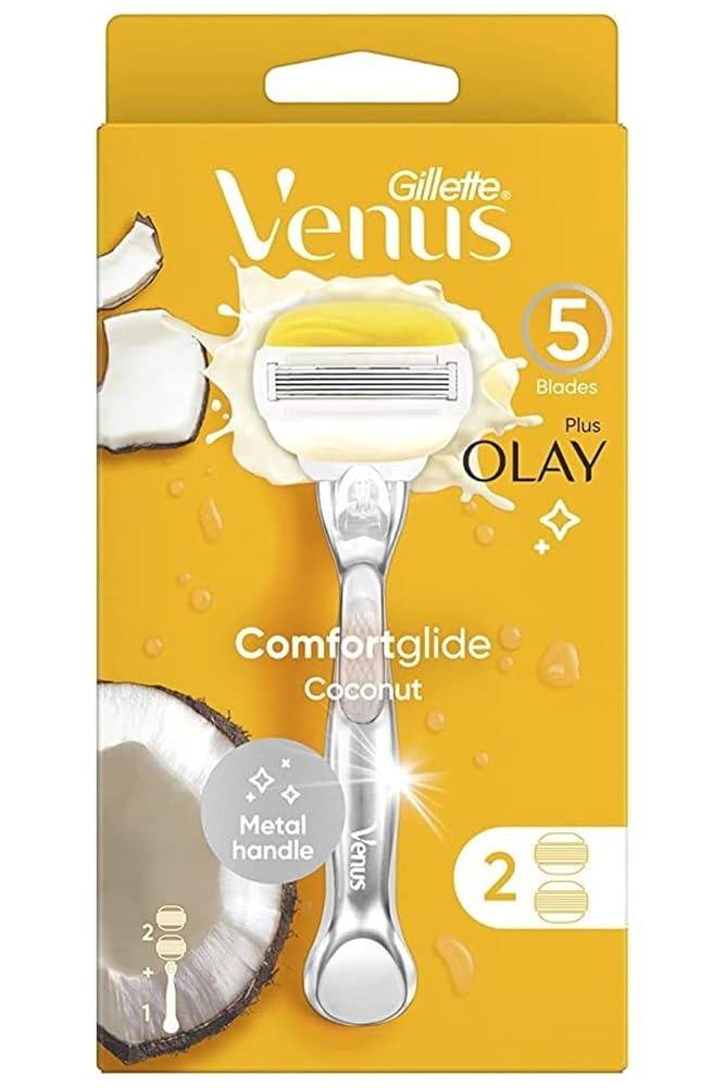 GILLETTE ξυραφάκι venus comfortglide coconut με ανταλλακτικά 2τεμ