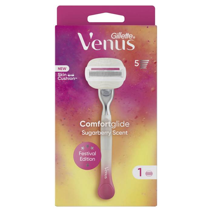 GILLETTE ξυραφάκι venus comfortglide sugarberry scent με ανταλλακτικό 1τεμ