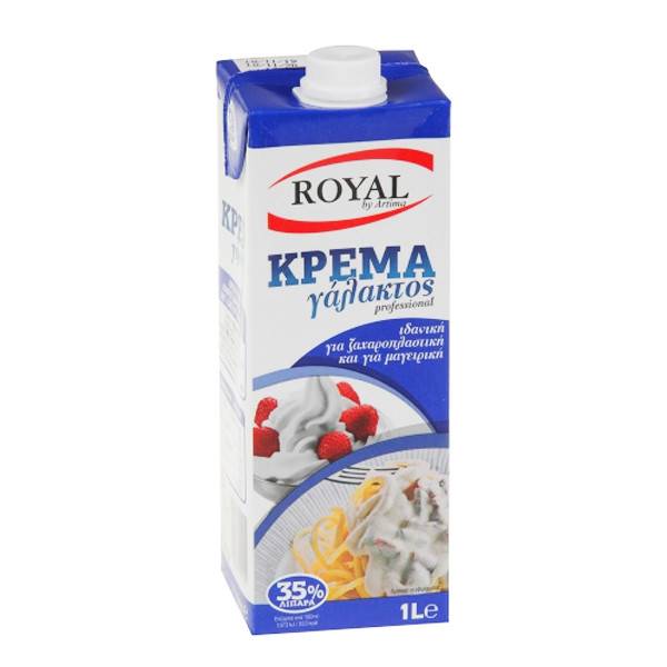 ROYAL κρέμα γάλακτος 35% 1lt