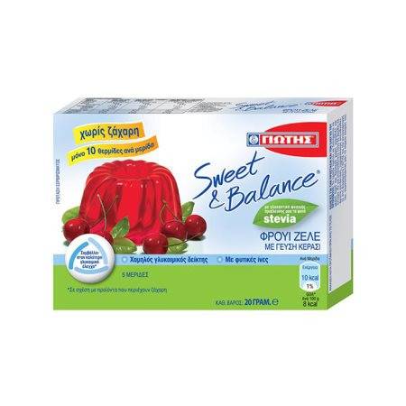 ΓΙΩΤΗΣ sweet και balance φρουί ζελέ κεράσι 20gr