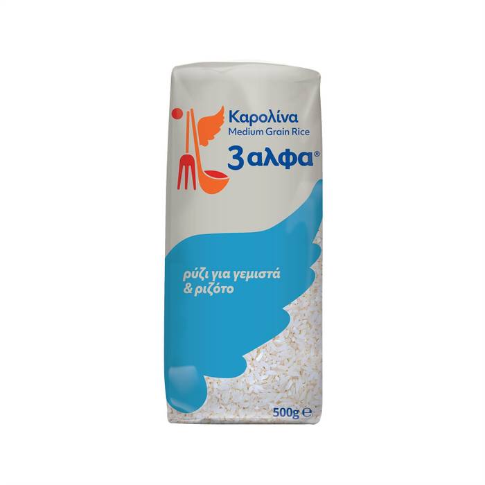 3ΑΛΦΑ ρύζι καρολίνα 500gr