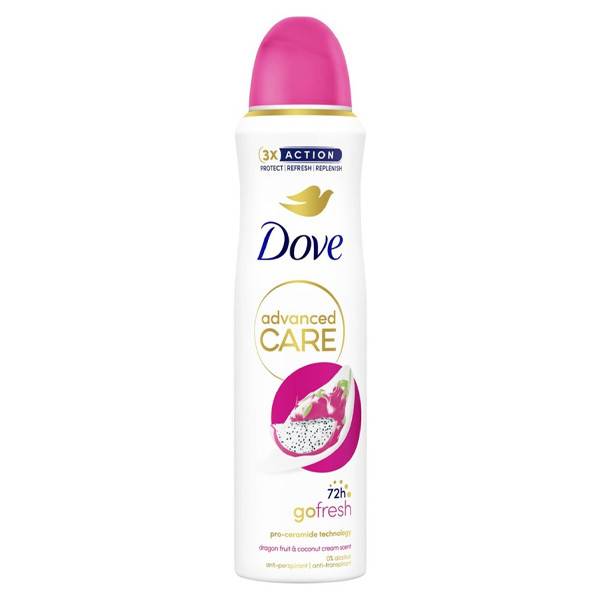 DOVE αποσμητικό σώματος spray Advanced Care Dragon Fruit 150ml