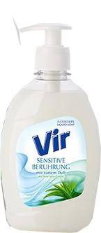 VIR κρεμοσάπουνο sensitive με αντλία 400ml
