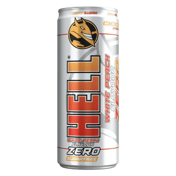 HELL ενεργειακό ποτό Zero White Peach 250ml