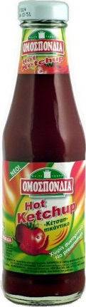 ΟΜΟΣΠΟΝΔΙΑ ketchup καυτερή φιάλη 330gr