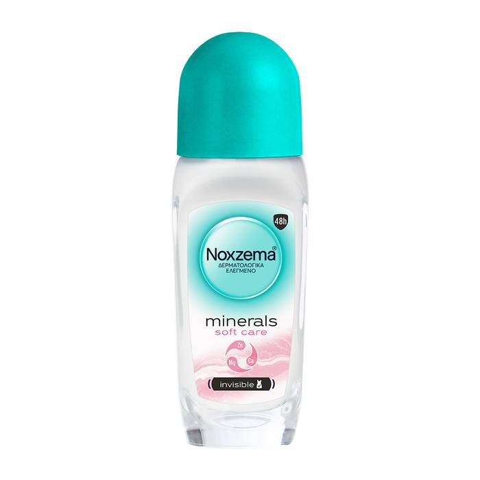 NOXZEMA αποσμητικό σώματος roll-on minerals soft care 50ml