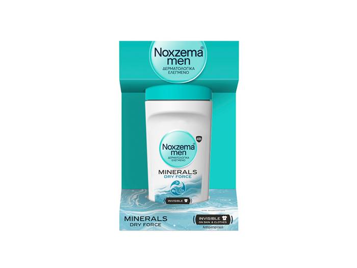 NOXZEMA αποσμητικό σώματος roll-on minerals dry force 50ml