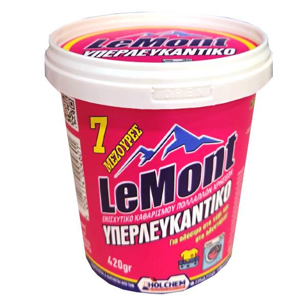 LEMONT υπερλευκαντικό ρούχων 420gr