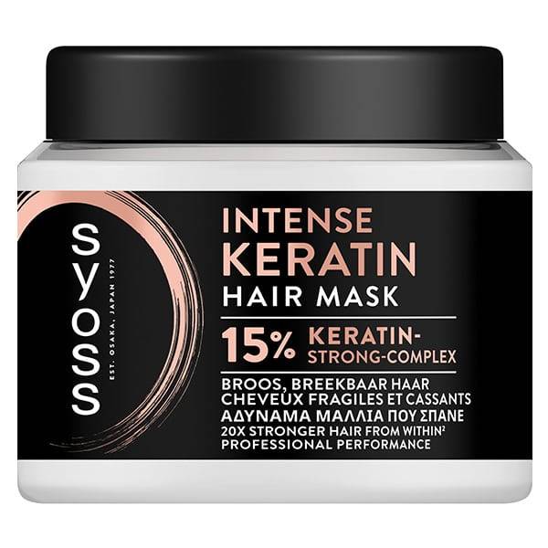 SYOSS μάσκα μαλλιών intense keratin 400ml